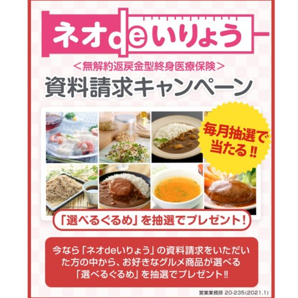 資料請求で「選べるぐるめ」プレゼントキャンペーン！